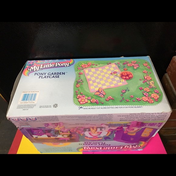MY LITTLE PONY G2 NWT VTG 1997 GARDEN PLAYCASE w/ACCESSORIES ORIGINAL BOX RARE - Picture 10 of 10